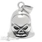 Preview: Biker-Bell mit großem Skull aus Edelstahl Totenkopf Harley Ride Bell Glücksglocke Preview: Biker-Bell mit großem Skull aus Edelstahl Totenkopf Harley Ride Bell Glücksglocke
